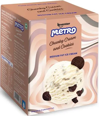 Keventer Metro Chunky Cream & Cookies